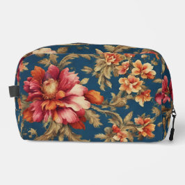 Italienisch Exquisite Vintag Grande Blume Waschbeutel