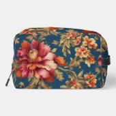 Italienisch Exquisite Vintag Grande Blume Waschbeutel (Rückseite)