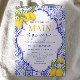 Italienisch fand sie ihr Haupt-Squeeze-Brautparty Einladung