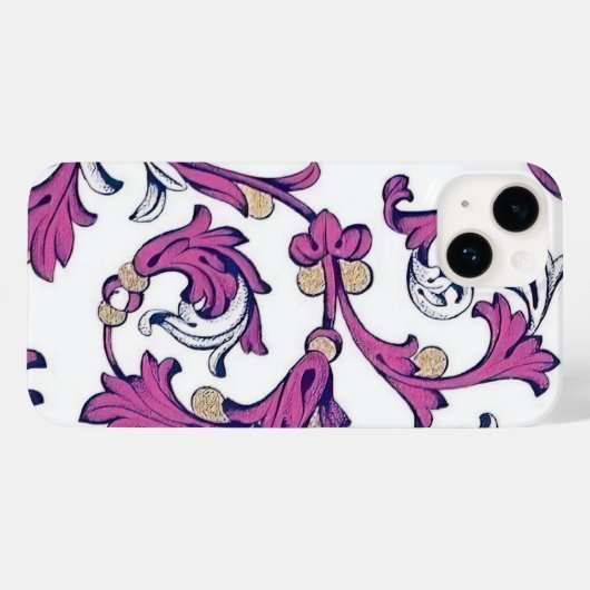 Italienisch Florentiner Schnörkel Muster Case-Mate iPhone Hülle (Rückseite (Horizontal))