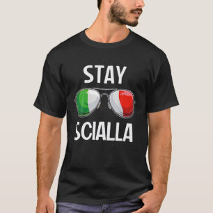 Italienisch Funny Italy Slang Italia Pun Bleibe Sc T-Shirt