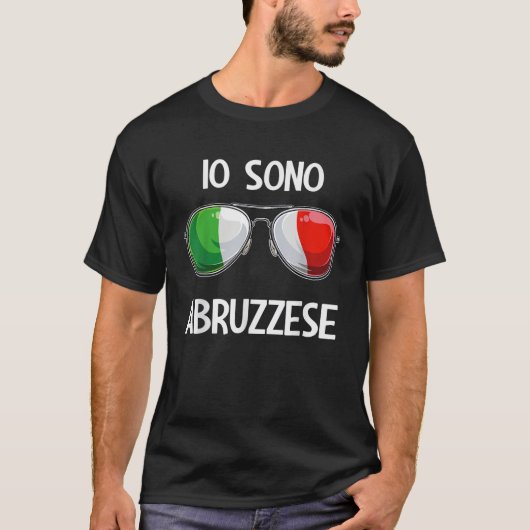 Italienisch Funny Italy Slang Italia Pun Io Sono A T-Shirt (Vorderseite)