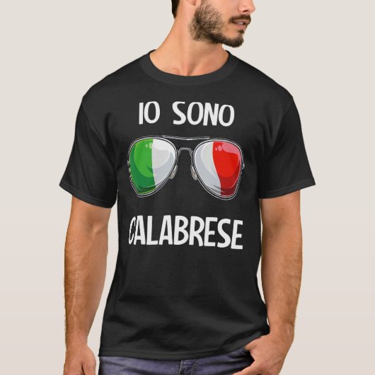 Italienisch Funny Italy Slang Italia Pun Io Sono C T-Shirt (Vorderseite)