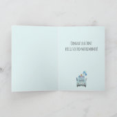 Italienisch Gay Wedding Day Fiat 500 Karte (Innenseite)