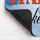 Italienisch gesprochen hier bewölkte Erde Mousepad (Ecke)