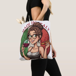 Italienisch gestaltete Tragetasche Tasche