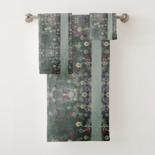 Italienisch Gothic Floral Badhandtuch Set