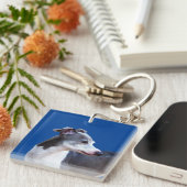 Italienisch Greyhound AL Schlüsselanhänger (Vorderseite rechts)