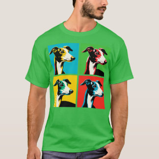 Italienisch Greyhound Art Hund Liebhaber T-Shirt