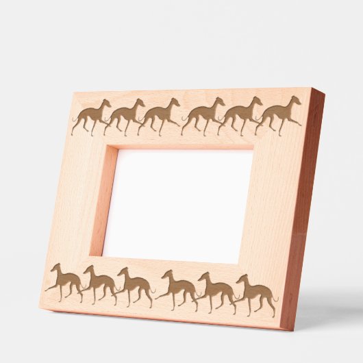 Italienisch Greyhound Geätzte Rahmen (Links)