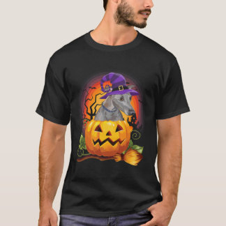 Italienisch Greyhound Hexenkürbis Halloween- Dog L T-Shirt