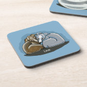 Italienisch Greyhound Huddle Untersetzer (Linke Seite)