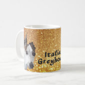 Italienisch Greyhound Kaffeetasse (Vorderseite Links)