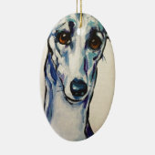 Italienisch Greyhound Keramikornament (Rechts)