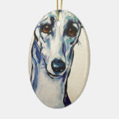 Italienisch Greyhound Keramikornament (Links)