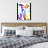 Italienisch Greyhound Leinwanddruck (Insitu (Schlafzimmer))