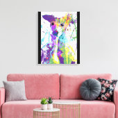 Italienisch Greyhound Leinwanddruck (Insitu (Wohnzimmer))