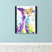 Italienisch Greyhound Leinwanddruck (Insitu (Holzboden))