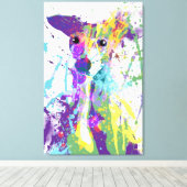 Italienisch Greyhound Leinwanddruck (Insitu (Holzboden))