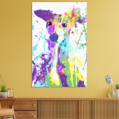 Italienisch Greyhound Leinwanddruck (Insitu (Wohnzimmer))