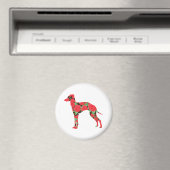 Italienisch Greyhound Magnet (In Situ (Geschirrspüler))