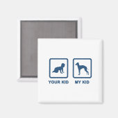 Italienisch Greyhound Magnet (Vorderseite/Rückseite)