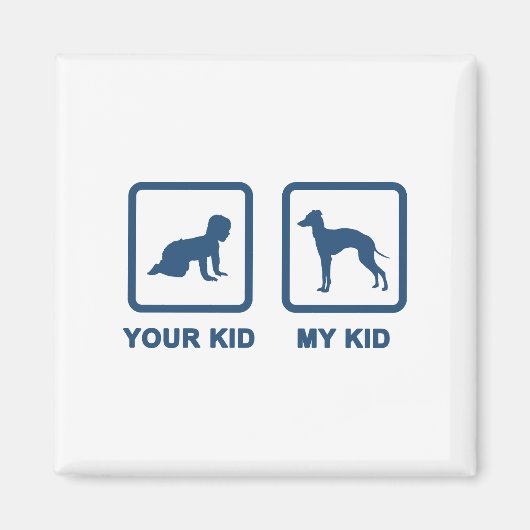 Italienisch Greyhound Magnet (Vorne)