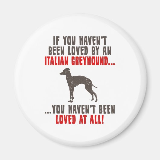Italienisch Greyhound Magnet (Vorne)