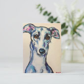 Italienisch Greyhound Postkarte (Stehend Vorderseite)