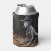 Italienisch Greyhound Pumpkins Halloween Beängstig Dosenkühler (Kanne Vorderseite)