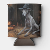Italienisch Greyhound Pumpkins Halloween Beängstig Dosenkühler (Vorderseite)