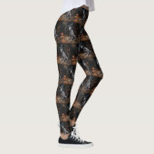 Italienisch Greyhound Pumpkins Halloween Beängstig Leggings (Rechts)