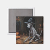 Italienisch Greyhound Pumpkins Halloween Beängstig Magnet (Vorderseite/Rückseite)