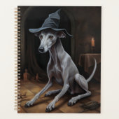Italienisch Greyhound Pumpkins Halloween Beängstig Planer (Vorderseite)
