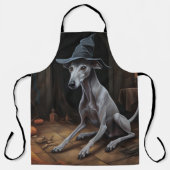 Italienisch Greyhound Pumpkins Halloween Beängstig Schürze (Vorderseite)