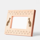 Italienisch Greyhound/Whippet Geätzte Rahmen (Links)