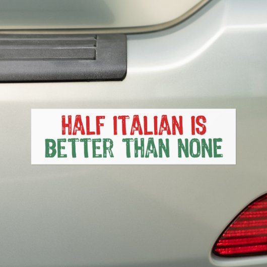 Italienisch halb autoaufkleber (Auf Auto)