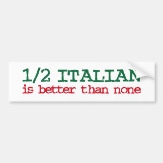 Italienisch halb autoaufkleber