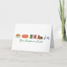 Italienisch Happy Birthday Card, Buon Compleanno I