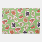 Italienisch Hors d'oeuvres | Muster Geschirrtuch (Horizontal)