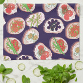 Italienisch Hors d'oeuvres | Muster Geschirrtuch (Gefaltet)