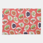 Italienisch Hors d'oeuvres | Muster Geschirrtuch (Horizontal)