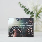 Italienisch inspirierende Postkarte (Stehend Vorderseite)