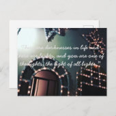 Italienisch inspirierende Postkarte (Vorne/Hinten)