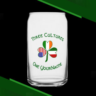 Italienisch Irisch Amerikanischer Shamrock Persona Dosenglas