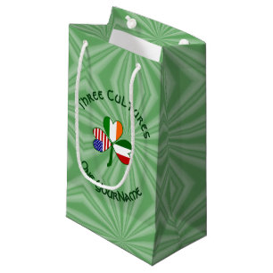 Italienisch Irisch Amerikanisches Kleeblatt Person Kleine Geschenktüte