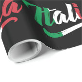 Italienisch Italia Italiano Pattern Geschenkpapier (Rolleneckpunkt)