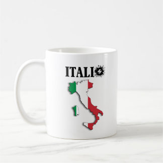 Italienisch, italienische Karte, italienisches Fla Kaffeetasse