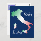 Italienisch - Italienische Postkarte (Vorne/Hinten)
