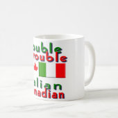 italienisch-kanadisch kaffeetasse (VorderseiteRechts)